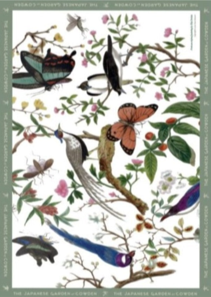 Birds and Flowers Tea Towel - Ella&