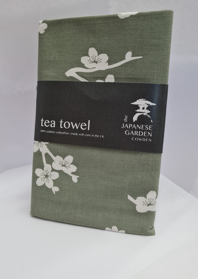 Japanese Garden - Cherry Blossom Tea Towel